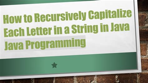 Why Is String Capitalized in Java に対する画像結果