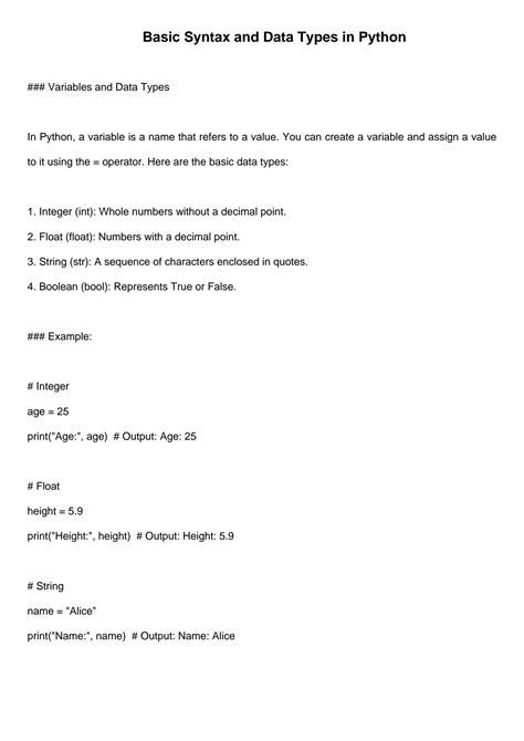 Image result for Python Data Types and Syntax