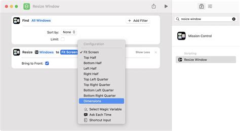 Toradh íomhá ar Resize Window