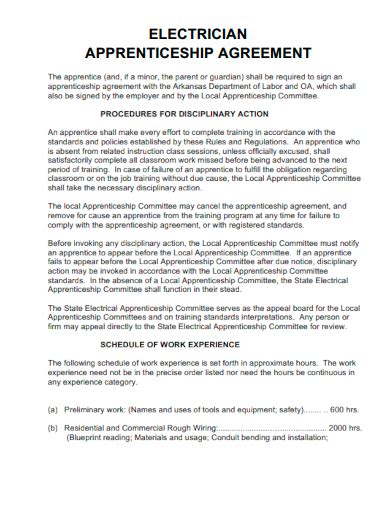 Image result for Apprenticeship Contract Example