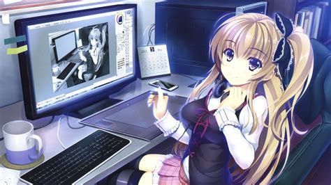 Image result for Anime Computer BK