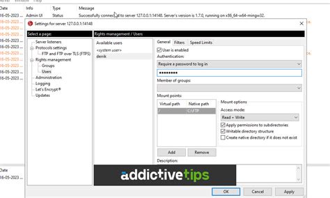 FTP Client PC に対する画像結果