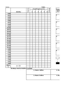 Image result for Interval Sampling Template