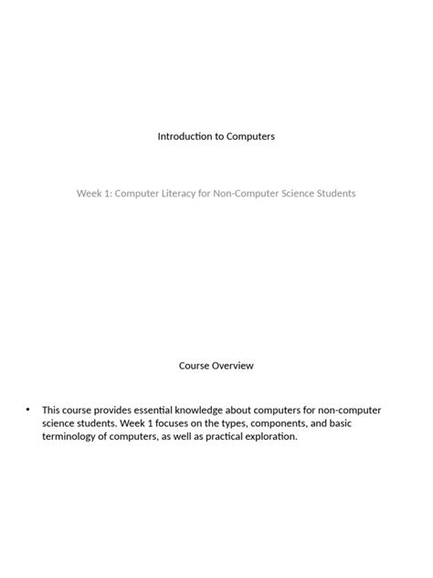 Toradh íomhá ar Introduction of Computer Persentation PDF Class 5 PDF