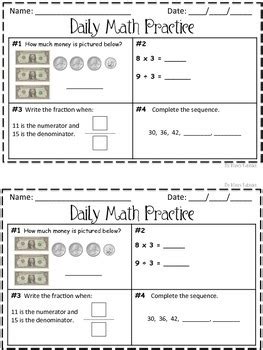 Image result for Daily Math 3rd Grade