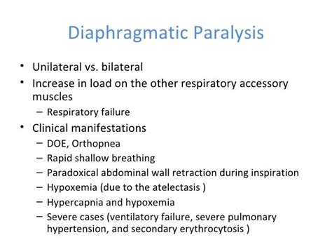Afbeeldingsresultaten voor Eventration vs Paralysis Diaphragm