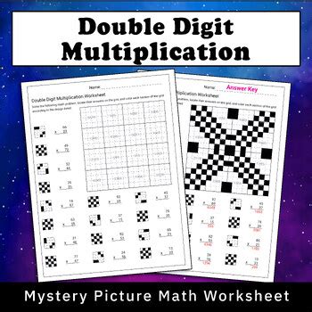 Image result for 2-Digit Multiplication Coloring Worksheets
