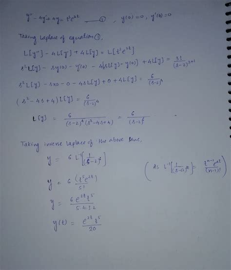 Image result for La Place Transform of Initial Value Problem