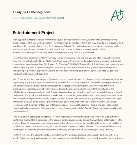 Image result for Entertainment Essay