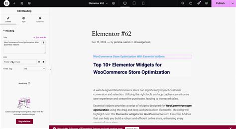 Adding Links to Pages in Elementor に対する画像結果