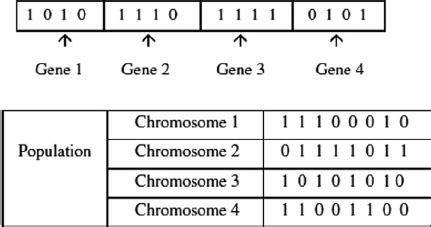 Toradh íomhá ar Genetic Algorithm Solution to Chromosome