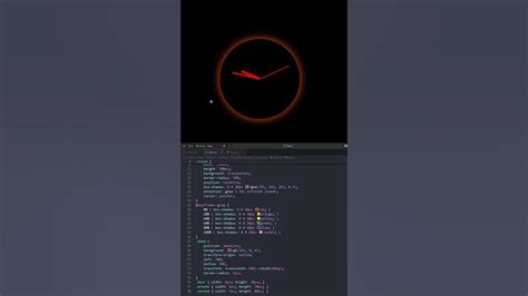 Afbeeldingsresultaten voor Analog Clock Coding HTML
