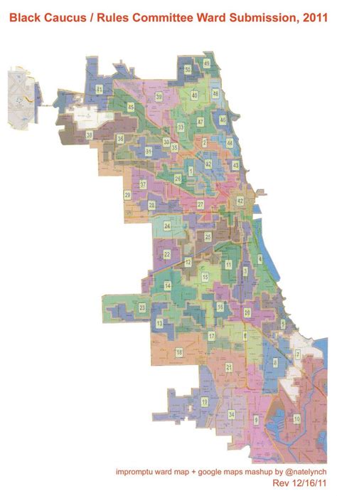 Afbeeldingsresultaten voor Chicago Ward Map