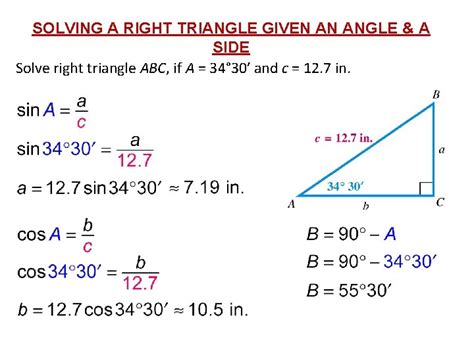 Bildergebnis für Solving Right Angle Triangles