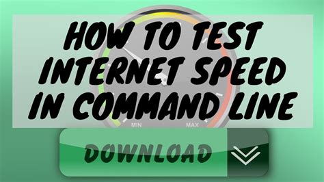 Command Line Speed Test に対する画像結果