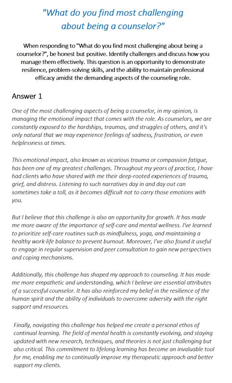 Counselor Questions for Interview に対する画像結果