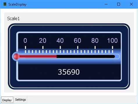 Weight Scale Display Software に対する画像結果
