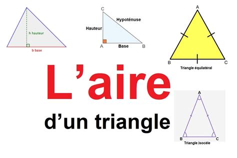 Image result for Formule Aire Triangle Rectangle