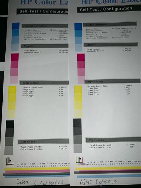 Image result for HP Alignment Page Colors