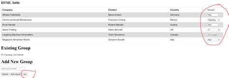 Image result for Drop Down Table HTML