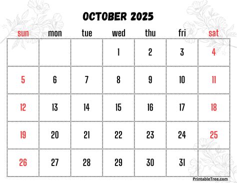 Image result for October Calendar