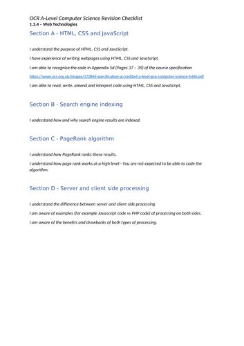 Image result for My Revision Notes OCR a Level Computer Science