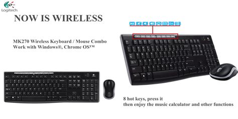 Toradh íomhá ar Logitech MK270 Wireless Keyboard and Mouse Combo