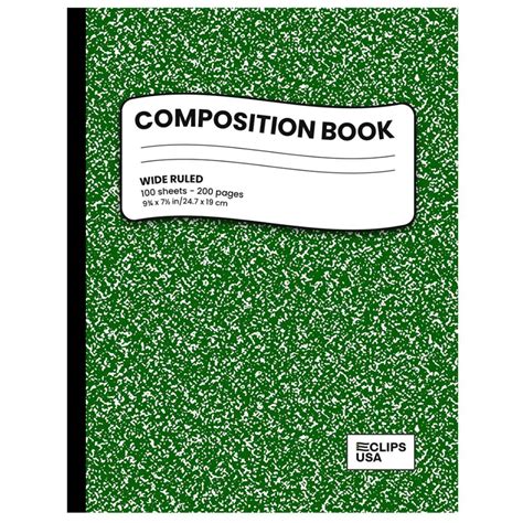 Toradh íomhá ar Composition Notebook 100 Sheets