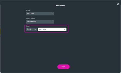 Toradh íomhá ar Screen Color Table