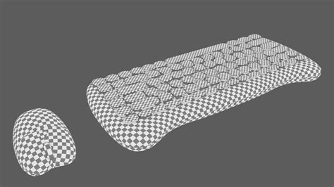 Image result for Wireless Keyboard Mouse 3D Model