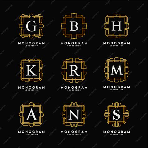 Image result for Monogram Logo Vector