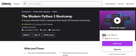 Udemy Python Boot Camp Certification 的图像结果