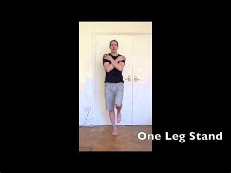 Toradh íomhá ar One Leg Balance Test