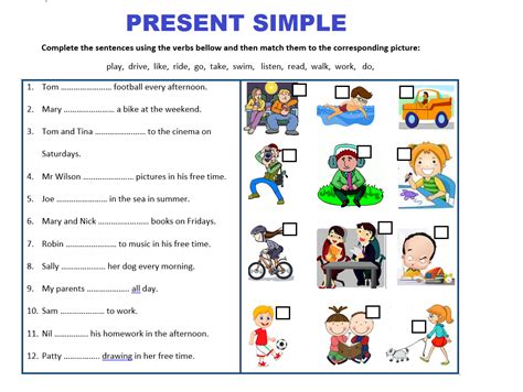Image result for Present Simple Activity