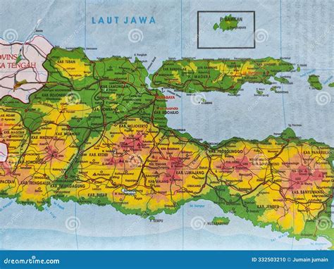 Image result for Java Island Topography Map