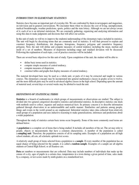 Image result for Elementary Statistics Sample