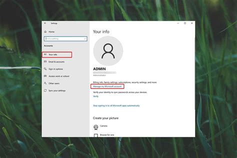 Toradh íomhá ar Windows 10 User Menu