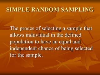 Image result for Example Scenario of Simple Random Sampling