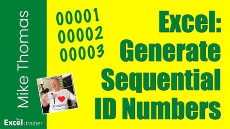 Image result for How to Auto Generate Numbers in Excel