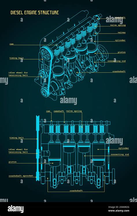 Image result for Diesel Engine Drawing