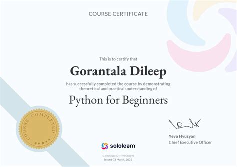 Sololearn Python Certificate HD に対する画像結果