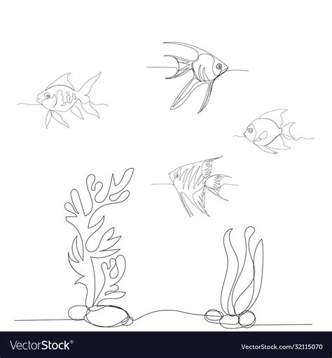 Image result for Continuous Line Drawing Fish