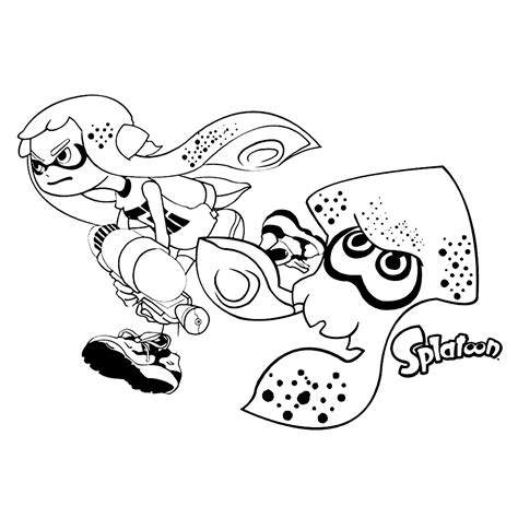 Image result for Splatoon 3 Coloring Pages for Kids