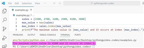 How to Return a Value at the Index Position Python に対する画像結果