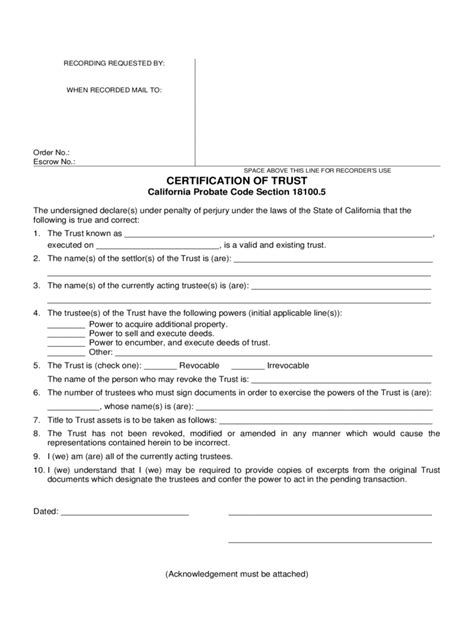 Toradh íomhá ar Trust Certification Form Hawaii