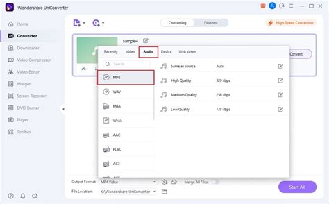 Open AAC File に対する画像結果