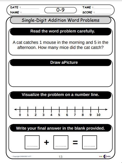 Word Problems 1-Digit Addition に対する画像結果