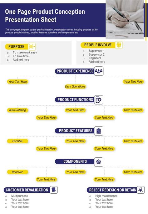 Image result for Product Overview One Page Presentation Slide Example