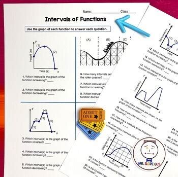 Toradh íomhá ar Increasing and Decreasing Functions Worksheet