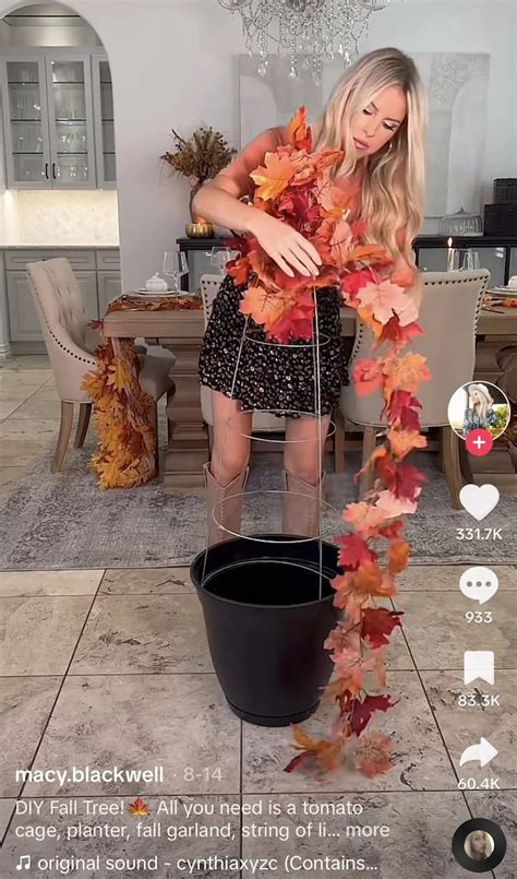 Image result for DIY Fall Tabletop Tree